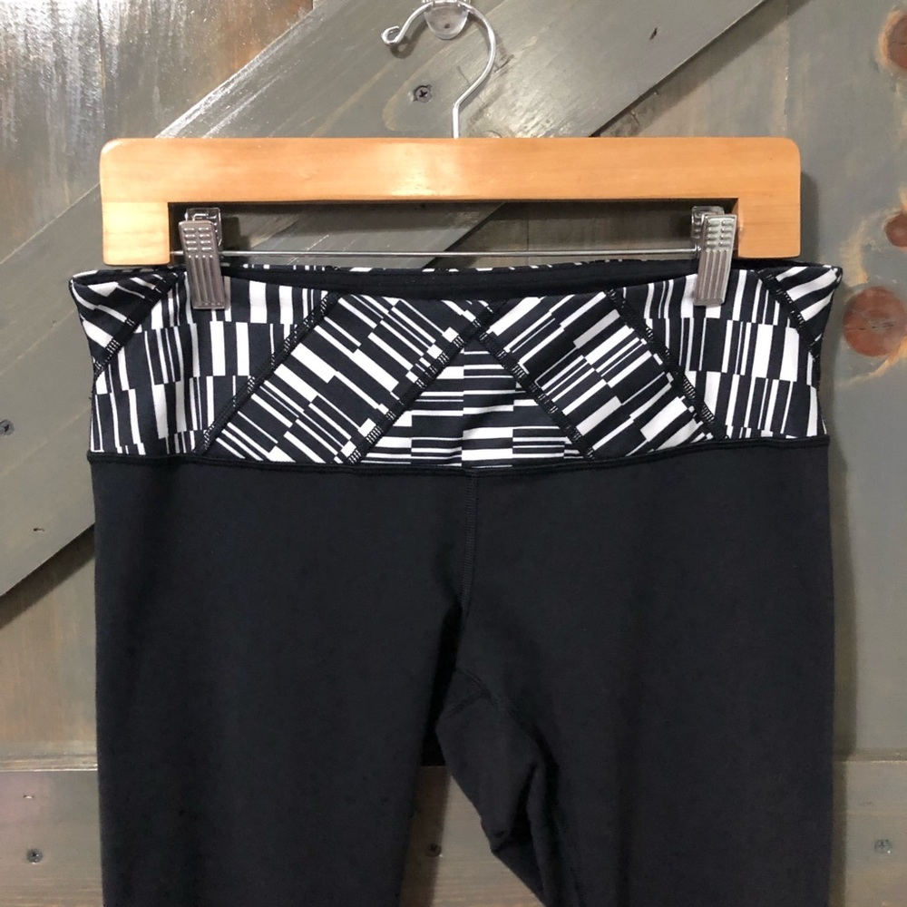 Lululemon Printed Waist Leggings Size 10 - Picture 2 of 6